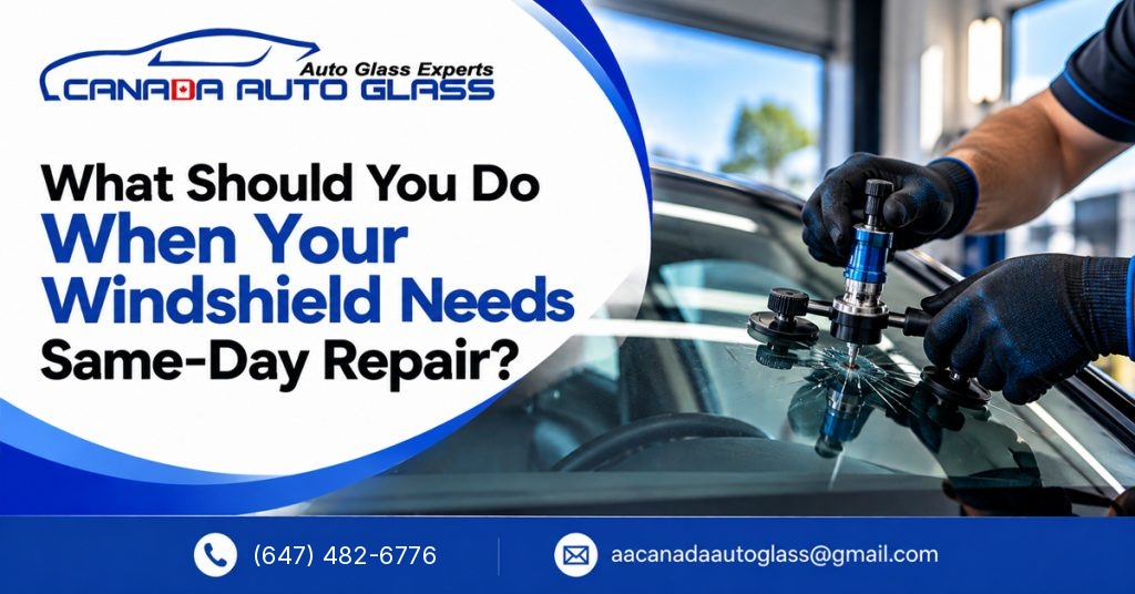 What Should You Do When Your Windshield Needs Same-Day Repair?